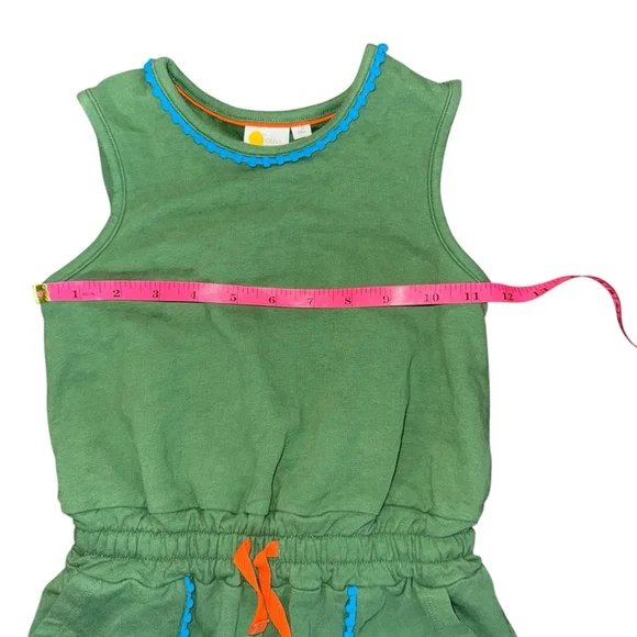 Girls Boden Green Romper Size 7-8Y sleeveless jumper preppy - Picture 3 of 5